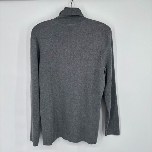 Chicos 3 womens Gray rachel Turtleneck Sweater long sleeve Size XL rayon - Picture 12 of 12